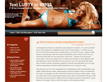 Tablet Screenshot of dirtytextmessage.co.uk